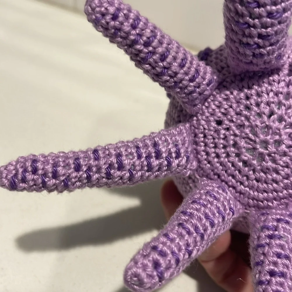 Hand Crafted Octopus 🐙 Amigurumi Crochet Doll Toy Figure Ocean Sea Water - Picture 8 of 12